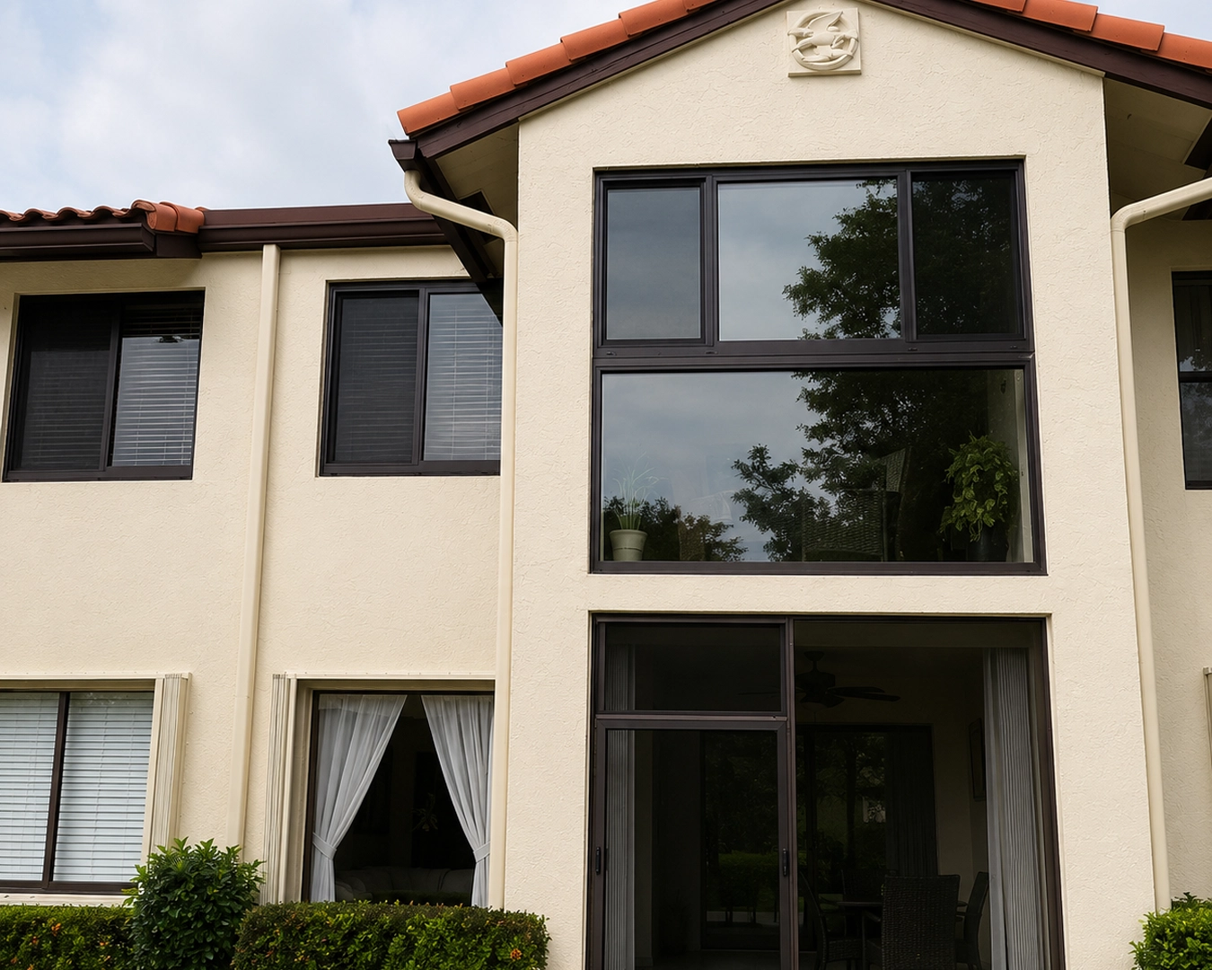 Completed whole-home impact window installation in Hialeah, Florida